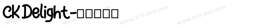 CK Delight字体转换